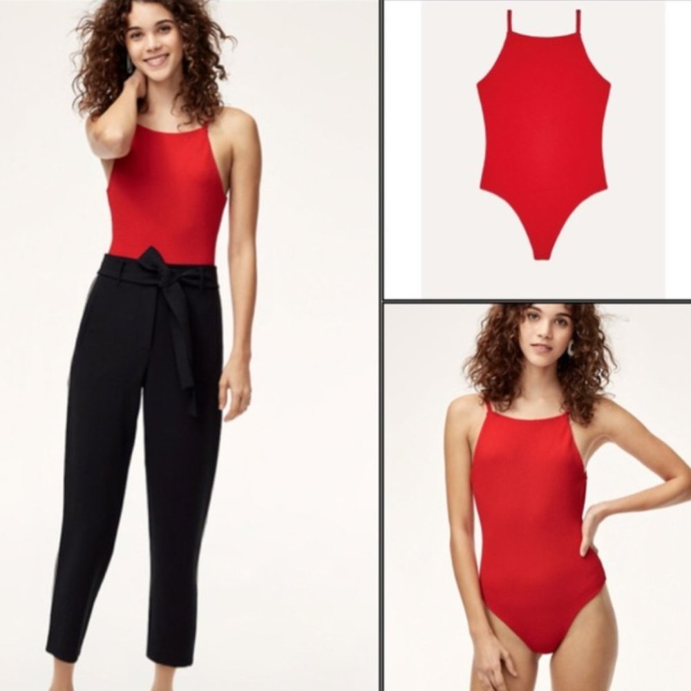 Aritiza Wilfred Free Open Back Bodysuit